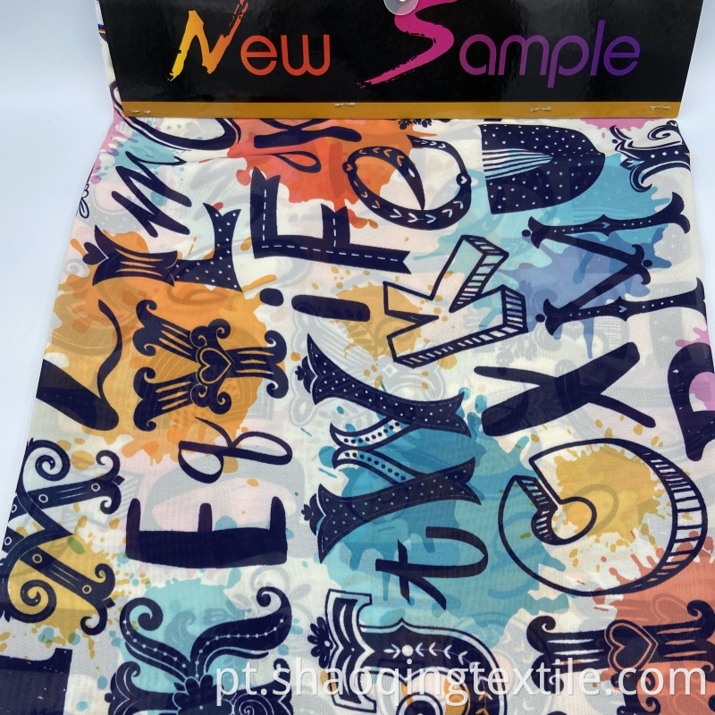 Vibrant Printing Chiffon Cloth Jpg